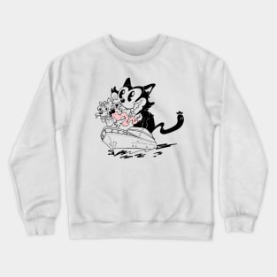 the uninvited kitty Crewneck Sweatshirt